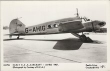 EARLY B. E. A. Aircraft - AVRO 1947