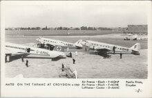 ON THE TARNAC AT CROYDON c1939