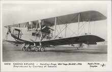 SABENA-BIPLANE-Handley-Page