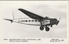 MESSERSCHMITT-M20-(Lufthansa)-c1930