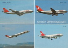 SWISSAIR-Verkehrsflugzeuge