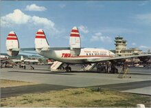 FLUGHAVEN ZURICH Lockheed Constellation der Twa