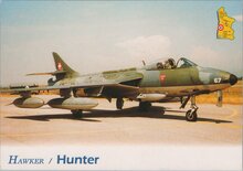 HAWKER HUNTER Mk 58A Chasseur bombardier 1956