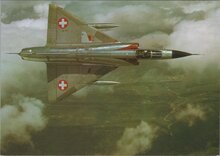 MIRAGE III S Abfangjäger über dem Jura