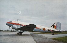 DOUGLAS DC 3 Force Aerienne Belge