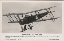 AVRO Biplane, Type 504