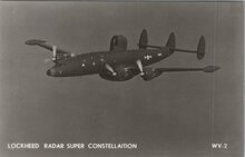 LOCKHEED Radar Super Constellation