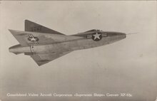 CONSOLIDATED Vultee Aircraft Corporation Convair XF-92a