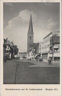 HENGELO - Enschedesestraat met St. Lambertuskerk