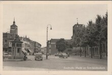 ENSCHEDE - Markt en Sint-Jacobuskerk