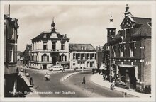 HENGELO - Burg. Jansenplein met Stadhuis