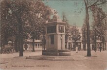 ENSCHEDE - Markt met Monument