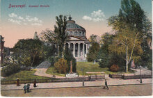 ROMANIA Bucharest - Ateneul Roman, mailed 1924 Vintage Postcard