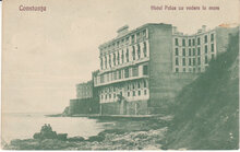 ROMANIA Constanta - Hotel Palas cu vedere la mare, mailed 1927 Vintage Postcard