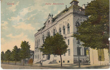 ROMANIA Galatz - Palatul Administrativ, mailed 1909 Vintage Postcard