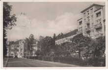 CZECHOSLOVAKIA Franzensbad - Dr. Cartellieristraße, mailed 1937 Vintage Postcard