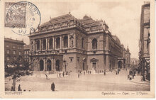 HUNGARY Budapest - Operahaz, mailed 1919? Vintage Postcard