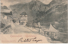 ROMANIA Herkulesfurdo - Herkulesbad, mailed 1902 Vintage Postcard