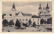 CZECHOSLOVAKIA Stara Boleslav - City vieuw, mailed circa 1920 Vintage Postcard