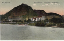 GERMANY Bad Rhondorf - Hotel Bellevue Drachenfels, 1900-1920 Vintage Postcard