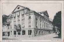 CZECH REPUBLIC Teplitz Schonau - Hotel Sachsen, mailed circa 1900-1920 Vintage Postcard