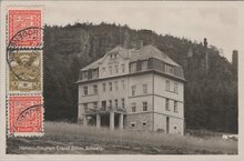 CZECHOSLOVAKIA -Eiland. Böhm. Schweiz. Hotel Meder, mailed circa 1920-1940 Vintage Postcard