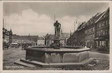 CZECHOSLOVAKIA Eger - Marktplatz, mailed circa 1920-1940 Vintage Postcard