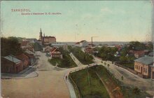 UKRAINE Tarnopol - Zsrudzie z klastorem O. O. Jezuitow, mailed circa 1900-1920 Vintage Postcard