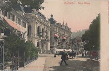 CZECHOSLOVAKIA Karlsbad - Neue Wiese, mailed 1906 Vintage Postcard