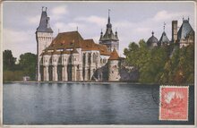 HUNGARY Budapest - Schloß Vajda - Hunyad im Stadtwaldchen, mailed 1930 Vintage Postcard