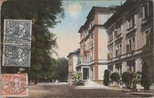 HUNGARY Budapest - Margaret's Isle, the Grand Hotel, mailed 1914 Vintage Postcard