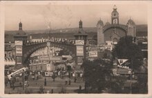 CZECHOSLOVAKIA Praha - Vystaviste, mailed 1947 Vintage Postcard