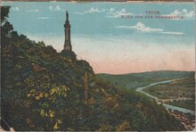 GERMANY Trier - Blick von der Mariensaule, mailed 1919 Vintage Postcard