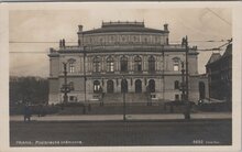 CZECHOSLOVAKIA Praha - Poslanecka snemovna, mailed 1929 Vintage Postcard