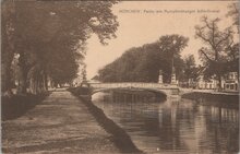 GERMANY München - Partie am Nymphenburger Schloßkanal, mailed 1915 Vintage Postcard