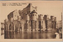 BELGIUM Gent - 's Graven kasteel, circa 1900-1920 Vintage Postcard