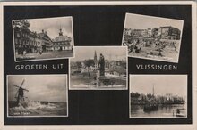 VLISSINGEN - Meerluik Groeten uit Vlissingen