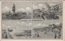 VLISSINGEN - Meerluik Groeten uit Vlissingen