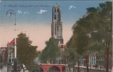 UTRECHT - Oude Gracht met Domtoren