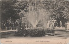 HAARLEM - Fontein Haarlemmerhoutpark