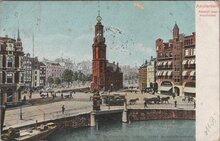 AMSTERDAM - Amstel met munttoren