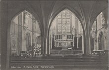 HARDERWIJK - Interieur R. Kath. Kerk