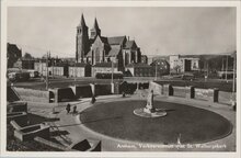 ARNHEM - Verkeerscircuit met St. Walburgskerk