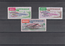 Guinea 1960 Lockheed Super Constellation Airliner SG 250-252 MNH