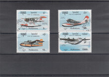 Cambodia 1992. Aircraft SG 1264-1266/1268 USED