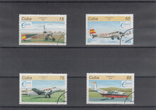 Cuba 1996. Espamer Aviation SG 4058-4061 USED