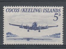 Cocos (Keeling) Islands 1963. Airplane SG 2 MNH