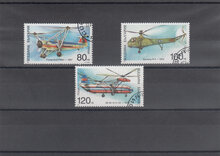 Bulgaria 1998. Helicopters SG4206-4208 USED