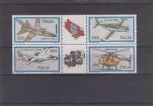 Italy 1982. Italian Aircraft SG 1748-1751 MNH