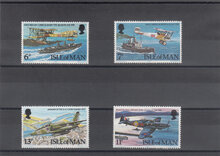 Isle of Man 1978. 60th Anniv of Royal Air Force SG 107-110 MNH